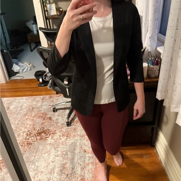 NWT SKIES ARE BLUE Faux Suede Blazer - Picture 12 of 14